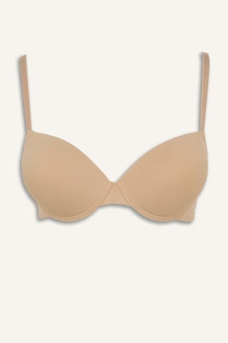 Defacto Push Up Micro Kaplı Yarım Dolgulu Balenli Tişört Bra Z3350az26aubg314 Bej-bg314