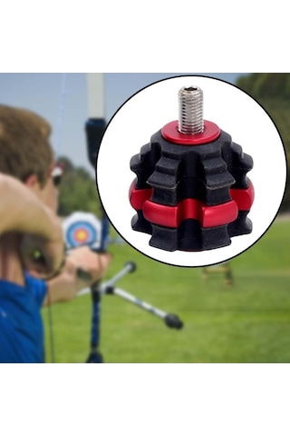 Pazly Suntek Yay Stabilizatörü Kolay Kurulum Okçuluk Şok Emici Kırmızı