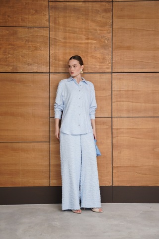 Verymoda Jakarlı Dukuma Pantolon F2020 Mavi
