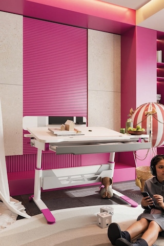 Sirius Standart Yükseklik Ve Eğim Ayarlı, Bilgisayar Ve Oyuncu Masası, Ofis Ve Çalışma Masası Fuşya Gri