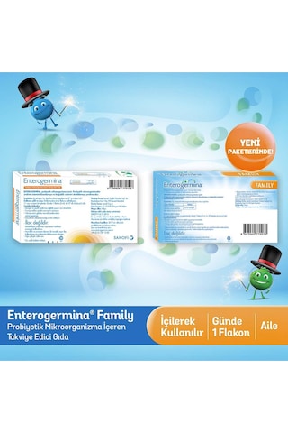Enterogermina Family 5 Ml X 20 Flakon 2 Adet
