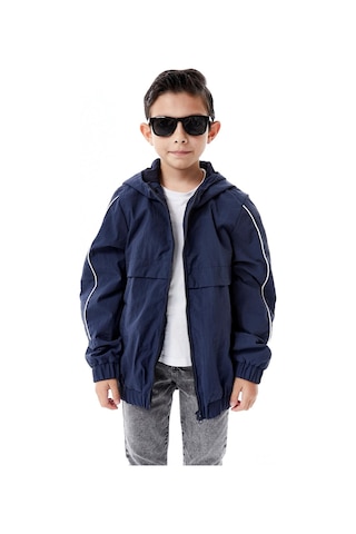 Benitto Kids Erkek Çocuk Kapüşonlu Yağmurluk 51362 Lacivert