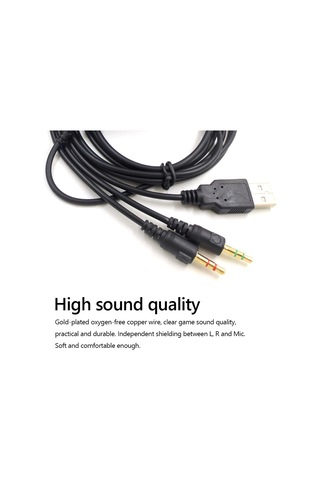 Sones Zs0224 Steelseries Arctis 3 / 5 / 7 / Pro İçin 3 Uçlu Kulaklık Ses Kablosu Siyah