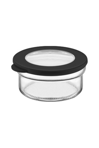 Golden Rod 4 Adet 415 Ml Cam Saklama Kabı Siyah