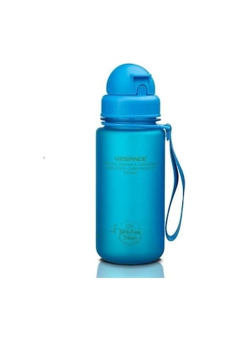 Uzspace Pipetli 400ml Tritan Su Matarası Bpa Koku Sızdırma Yok