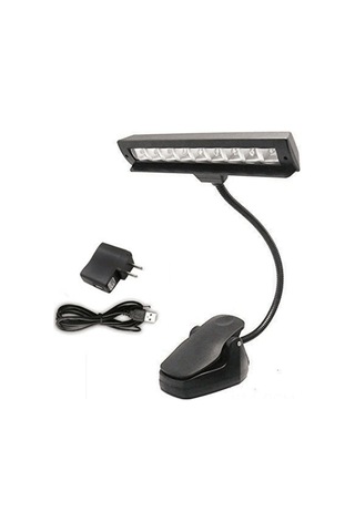 Qingmipy Müzik Notaları İçin Şarj Edilebilir Göz Koruyucu Led Lamba, 19 Led, 3 Renk Sıcaklığı, Ayarlanabilir Parlaklık Diğer