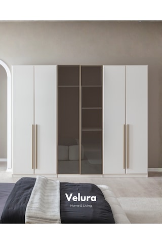 Valore 6 Kapaklı Dolap & Gardırop Beyaz