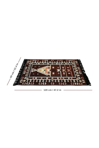 Shark Anadolu Seccade Kilim 15 Kahve