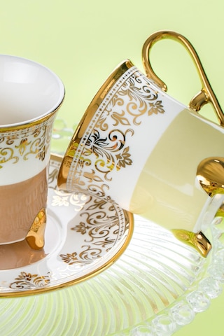 Acar Ornette 6 Kişilik Kahve Fincanı Takımı - 90 Ml