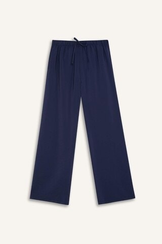 DeFacto   Regular Fit Esnek Belli Plaj Pantolonu-Fall in Love E1172AX25SMNV241 Lacivert