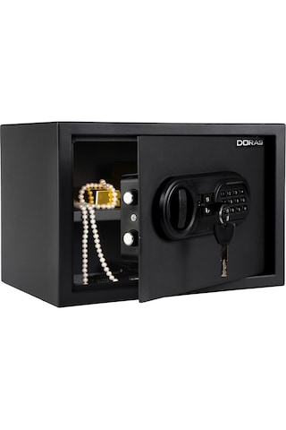Doras Elektronik Şifreli Ve Anahtarlı Çelik Kasa / 25 Serisi