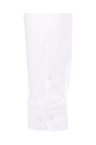 Süvari Beyaz Slim Fit Düz Klasik Yaka Gömlek Beyaz