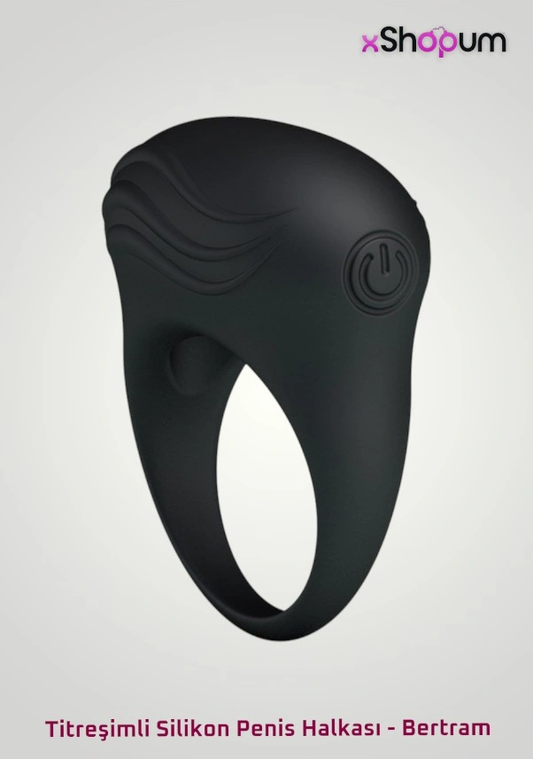 xShopum Titreşimli Silikon Penis Halkası - Bertram
