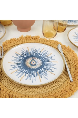 Keramika Hydra Nordic Pasta Tabağı 22 Cm 6 Adet 21352