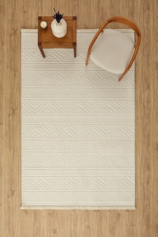 Kaşmir Halı 7/24 Iskandinav Luvin 120X180 CM Salon Mutfak Halısı Yolluk Kilim