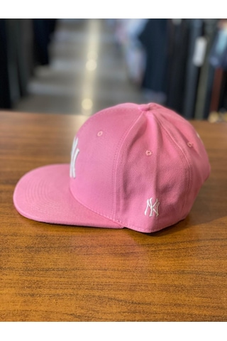 Hamze Ny Yankees Pembe Hiphop Snapback Rapper Basket Cap Şapka Pembe