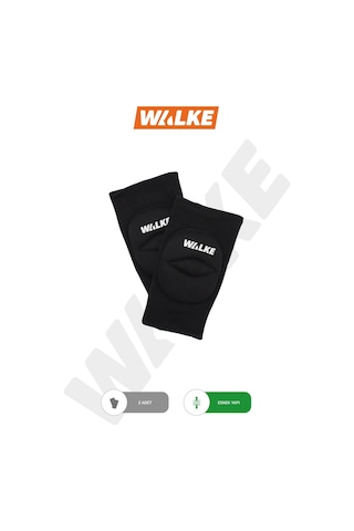 Walke Deluxe Unisex Voleybol Dizliği (Çiftli) Siyah