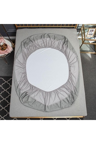 Novahub Mor Rahat Yatak Havlu Kumaş Çarşaf, Tpu Su Geçirmez, Anti-mite, Simmons Yatak Koruyucu, Otel Çarşaf, 60x120+30cm, Mor Mor