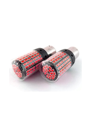 93 Tek Duy  144 Led  Geri Vites Ampulü - Kırmızı