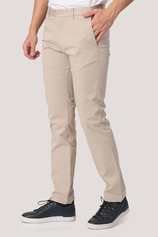 White Stone 2025-k P1046 Zaha Gabardın Keten Pantolon Bej Bej