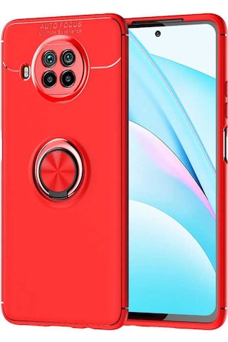 Xiaomi Mi 10T Lite 5G Kılıf Zore Ravel Yüzüklü Silikon Kılıf