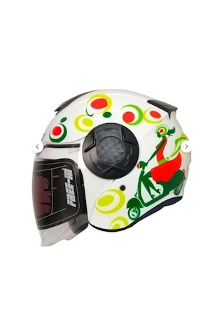 Free-m Freem Fr-665 Yarım Kask Güneş Vizörlü Spring Women Çok Renkli