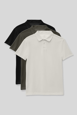 Standart Fit Basic Polo Yaka 3lü Paket Siyah-haki-ekru Unisex Çocuk T-shirt - 11330 Siyah - Beyaz