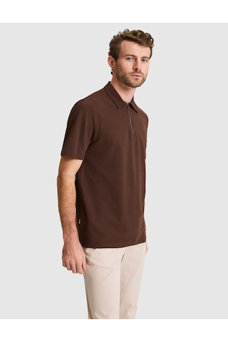 Pierre Cardin Erkek Kahverengi Tişört 50334988-vr029