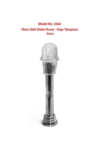 Gizli Vidalı 10cm Duvar Veya Kapı Tamponu Stoperi 5li Paket