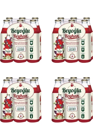 Beyoğlu Gazozu Reyhan Ve Gül Aromalı Gazlı İçecek 250 Ml X 24 Adet