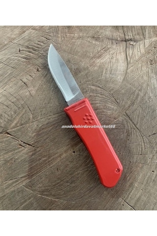 Cross Çelik Aşı Çakısı Aşı Yapma Bıçağı Mini Çakı Katlanır Cep Çakısı Kırmızı