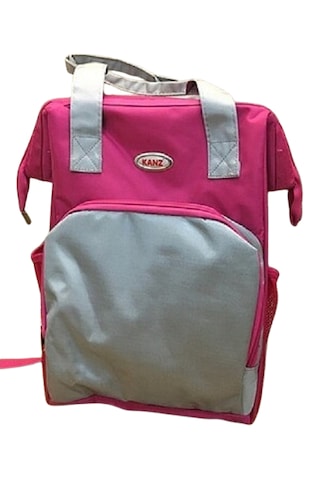 Kanz Anne Bebek Çantası Pembe Gri Gri - Pembe