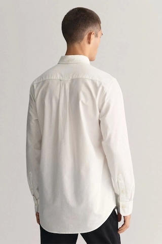 Gant Erkek Beyaz Regular Fit Gömlek Lacivert