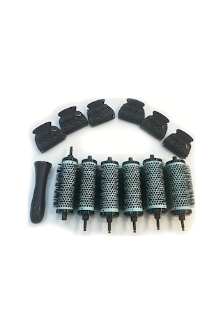 Willowhaven Yeşil 6lı Profesyonel Saç Stili Tarak Seti - Abs Plastik Ve Naylon Fırça Tüm Saç Tipleri