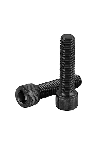 İmbus M3x30mm Cıvata Siyah Alyan Başlı Dın912 10 Adet Diğer
