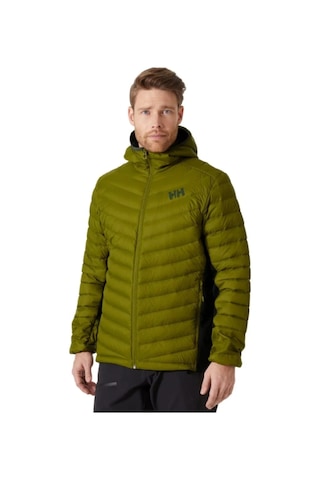 Helly Hansen Verglas Hooded Down Hybrid Insulator Jacket Erkek Mont Hha.63007.461 Yeşil Siyah
