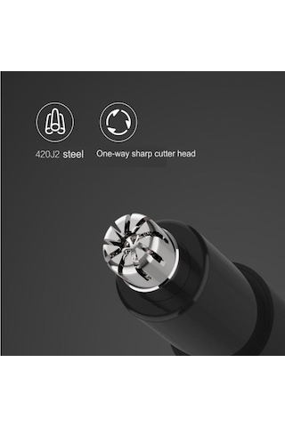 Xiaomi Elektrikli Mini Burun Saç Düzeltici Hn1 Taşınabilir Kulak Burun Saç Tıraş Makinesi Kesme Makinesi Su Geçirmez Temizleyici Aracı Hasarı Önler