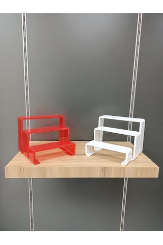 Uzmangrupraf Uzman Grup Raf Pleksi Ayakkabılık-3'Lü 2 Adet Set Ayakkabılık-