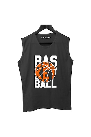 Top Glory Basketbol Baskılı Kolsuz Sporcu T-shirt Tank Top Sporcu Fitness Atlet