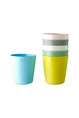 Ikea 004 613.79 Çocuk Plastik Bardağı Çok Renkli 17 Cm 6'lı Paket Sku: Smg8690010537904 Acı Kahve
