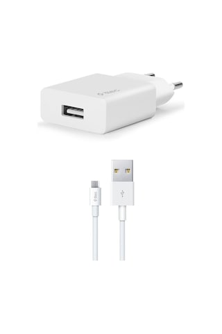 Ttec 2.1A Seyahat Şarj Aleti + Micro Usb Kablo