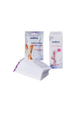 Mora Kullan At Topuk Törpüsü 50 Adet + Pedikür Çorabı