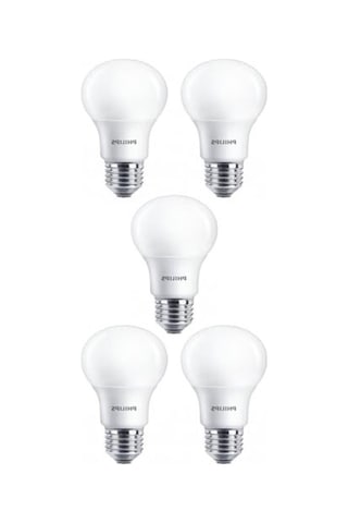 5 Adet 8w 60w Beyaz Led Ampul, 6500k, Enerji Tasarruflu