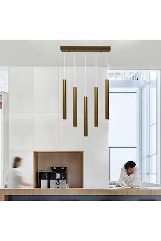 Tra83055L Eco 5Xø40 Mm Led Avize Sarkıt Long Grandetubo