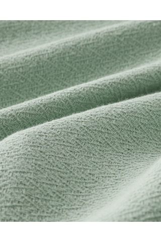 Mellow Pamuklu Tek Kişilik Pike 150x220 Cm Yeşil