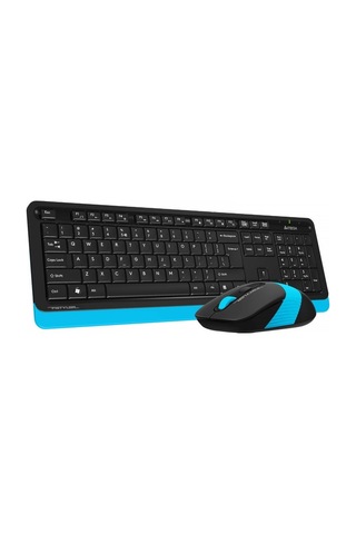 A4 TECH FG1010 KABLOSUZ STANDART MAVİ Q KLAVYE+MOUSE
