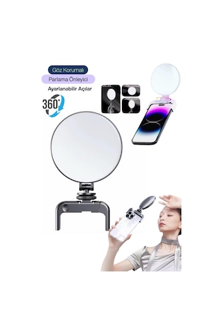 Led Işık Çok Amaçlı 3 Işık Modu Led Video Işığı Telefon Kamera Profesyonel Aydınlatma Selfie Işık
