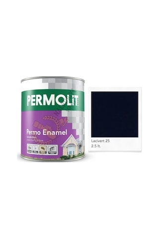 Permolit Enamel Sentetik Yağlı Boya Lacivert 2.5 Lt. 2.5 L