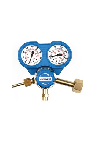 Kasweld 2401 Oksijen İçin Yüksek Basınç Düşürücü Regülatör 0-50 Bar