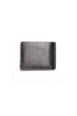 Black Cüzdan & Kartlık Erkek 1701 Vergelio Purse Matte Crystal Wallet Card Holder Siyah
